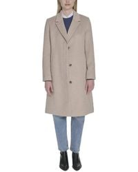Cole Haan - Slick Wool-Blend Coat - Lyst