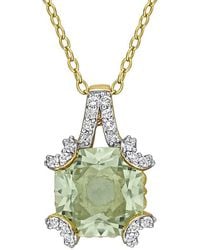 Rina Limor - Plated 4.06 Ct. Tw. Quartz Pendant - Lyst