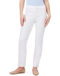NIC+ZOE - Straight Leg Ankle Denim Trouser - Lyst