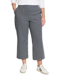 NIC+ZOE - Plus All Day Stripe Wide Leg Jean - Lyst