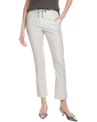 Eleventy - Drawstring Wool-Blend Pant - Lyst