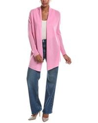 InCashmere - Open Front 100% Cashmere Cardigan - Lyst