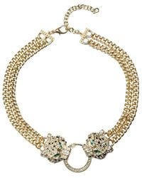 Eye Candy LA - The Luxe Collection Crystal Leopard Statement Necklace - Lyst
