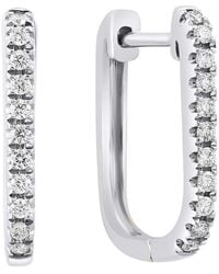 Effy Fine Jewelry - 14K 0.22 Ct. Tw. Diamond Earrings - Lyst