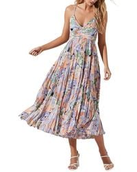 AMINA GLAM - Midi Dress - Lyst