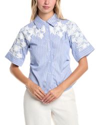 Gracia - Stripe Blouse - Lyst
