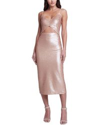 L'Agence - Femme Sequin Cutout Dress - Lyst
