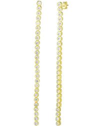 Sphera Milano - 18K Over Cz Drop Earrings - Lyst