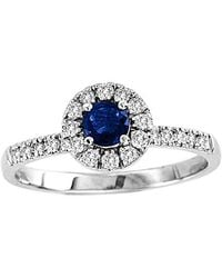 Suzy Levian - 14k 0.60 Ct. Tw. Diamond & Sapphire Ring - Lyst