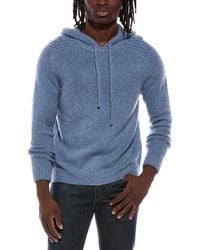 Autumn Cashmere - Shaker Yoke Cashmere & Wool-Blend Hoodie - Lyst