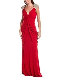 Issue New York - Solid Embellished Maxi Dress - Lyst
