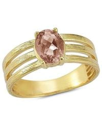 Reiss - 14k 1.17 Ct. Tw. Smokey Topaz Cocktail Ring - Lyst
