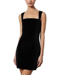 Alice + Olivia - Keria Velvet Mini Dress - Lyst