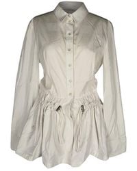 McQueen - Button-Down Mini Flared Dress, Size Eu (Authentic Pre- Loved) - Lyst