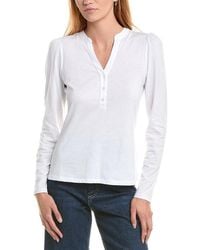 Boden - Supersoft Open Neck Henley - Lyst