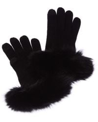 Sofiacashmere - Sofiacashmere Tech Cashmere Gloves - Lyst