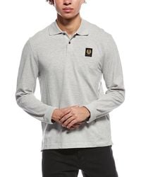 Belstaff - Long Sleeve Polo Shirt - Lyst