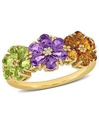 Rina Limor - 2.73 Ct. Tw. Amethyst & Citrine & Peridot & Topaz Ring - Lyst