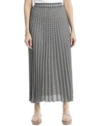 Max Studio - Pleated Maxi Skirt - Lyst