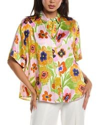FRNCH - Ania Woven Blouse - Lyst