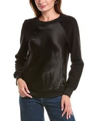 Lamade - Mixed-Media Rayon Pullover Top - Lyst