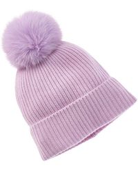 Sofiacashmere - Sofiacashmere Rib Cashmere Hat - Lyst