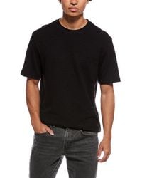 KARL LAGERFELD - Geo Textured Knit T-Shirt - Lyst