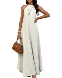 Olivia Taylor - Solid Sleeveless Maxi Dress - Lyst