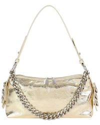 Tiffany & Fred Paris - Tiffany And Fred Paris Metallic Leather Chain Shoulder - Lyst