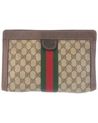 Gucci - Vintage GG Supreme Clutch (authentic Pre-loved) - Lyst