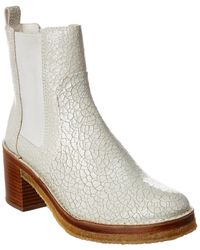 tory burch white boots