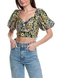 Dress Forum - Waterlily Cutout O-ring Crop Top - Lyst