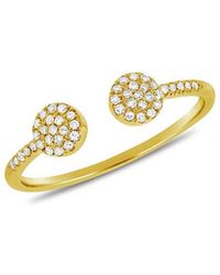 Sabrina Designs - 14k 0.13 Ct. Tw. Diamond Half-eternity Ring - Lyst