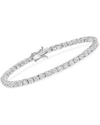 Forever Creations Signature - Forever Creations 14K 3.00 Ct. Tw. Diamond Tennis Bracelet - Lyst