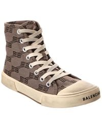 Balenciaga - Paris Bb Canvas High-Top Sneaker - Lyst