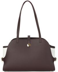 Tiffany & Fred Paris - Smooth Leather Dome-Shaped Shoulder Bag - Lyst