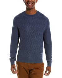 Kier + J - Kier + J Saddle Shoulder Wool & Cashmere-blend Sweater - Lyst