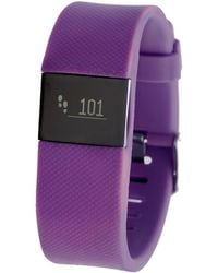 Everlast Tr8 Activity Tracker And Heart Rate Monitor With Caller Id And Message Previews - Purple