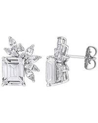 Rina Limor - 11.76 Ct. Tw. Lab-Grown Created Sapphire Cluster Stud Earrings - Lyst