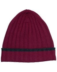 Portolano - Merino Wool Ribbed Beanie - Lyst