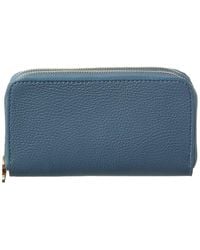 Persaman New York - Xenia Zip Leather Continental Wallet - Lyst