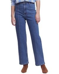 Boden - Pintuck Column Leg Jean - Lyst