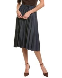 Ellen Tracy - Tencel Pleated Skirt - Lyst