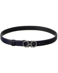Ferragamo - Gancini Reversible & Adjustable Leather Belt - Lyst