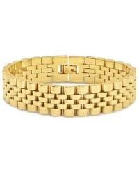 Sterling Forever - 14k Plated Chunky Chain Watch Band - Lyst