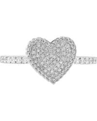 Diana M. Jewels - Fine Jewelry 14k 0.30 Ct. Tw. Diamond Half-eternity Ring - Lyst