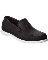 Christian Louboutin - Moonkel Leather Loafer - Lyst