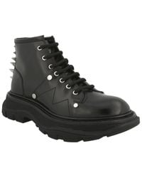 McQueen - Leather Boot - Lyst
