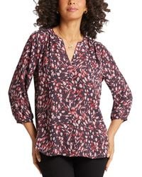NYDJ - Pintuck Blouse - Lyst