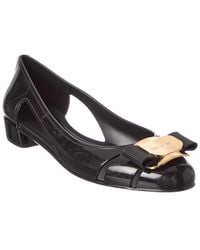 Ferragamo - New Vara Jelly Ballet Flat - Lyst
